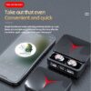 BeatBuzz M90 PRO wireless Bluetooth Earbudswith LED touch Indicator