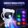BeatBuzz Astronaut Galaxy Projector with Remote Control - 360° Adjustable Timer Kids Astronaut Nebula Night Light, for Gifts,Baby Adults Bedroom, Gaming Room, Home and Party (Corded Electric)